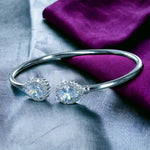 Load image into Gallery viewer, Taraash 925 Sterling Silver Pear Drop Design Bangle For Women - Taraash