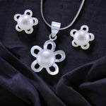 Load image into Gallery viewer, TARAASH 925 Sterling Silver Pearl Jewellery Set For Women - Taraash