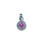 Load image into Gallery viewer, Taraash 925 Sterling Silver Pink CZ Pendant For Women - Taraash