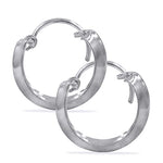 Load image into Gallery viewer, Taraash 925 Sterling Silver Plain Hoop For Women - Taraash