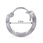 Load image into Gallery viewer, Taraash 925 Sterling Silver Plain Hoop For Women - Taraash