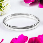 Load image into Gallery viewer, Taraash 925 Sterling Silver Plain Sardar Kada For Men - Taraash