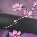 Load image into Gallery viewer, Taraash 925 Sterling Silver Pure Om Rakhi - Taraash