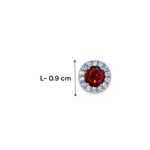 Load image into Gallery viewer, Taraash 925 Sterling Silver Red CZ Jewellery Set For Women - Taraash