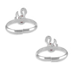 Load image into Gallery viewer, Taraash 925 Sterling Silver Red Cz Peacock Toe Ring For Women - Taraash