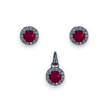 Load image into Gallery viewer, Taraash 925 Sterling Silver Round CZ Jewellery Sets For Women - Taraash