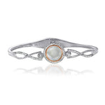Load image into Gallery viewer, Taraash 925 Sterling Silver Round Design Bangle For Women - Taraash