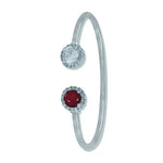 Load image into Gallery viewer, Taraash 925 Sterling Silver Round Shape Bangle For Women - Taraash