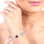 Load image into Gallery viewer, Taraash 925 Sterling Silver Round Shape Bangle For Women - Taraash