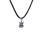 Load image into Gallery viewer, Taraash 925 Sterling Silver Saraswati Pendant Set For Kids - Taraash