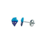 Load image into Gallery viewer, Taraash 925 Sterling Silver Shell Stud Earring For Kids - Taraash