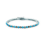 Load image into Gallery viewer, Taraash 925 Sterling Silver Sky Blue Marquise Bangle For Women - Taraash
