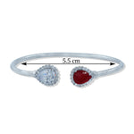 Load image into Gallery viewer, Taraash 925 Sterling Silver Solitaire CZ Bangle For Women - Taraash