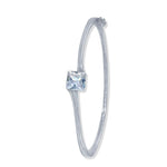 Load image into Gallery viewer, Taraash 925 Sterling Silver Square CZ Bangle For Women - Taraash