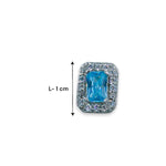 Load image into Gallery viewer, Taraash 925 Sterling Silver Square CZ Stud Earrings For Women - Taraash