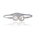 Load image into Gallery viewer, Taraash 925 Sterling Silver Square Shape Bangle For Women - Taraash