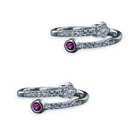 Load image into Gallery viewer, Taraash 925 Sterling Silver Star Pink Cz Metti For Women - Taraash