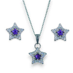 Load image into Gallery viewer, Taraash 925 Sterling Silver Star Shape CZ Jewellery Sets For Women - Taraash