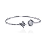Load image into Gallery viewer, Taraash 925 Sterling Silver Top Openable Bangle For Women - Taraash