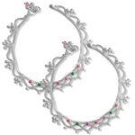 Load image into Gallery viewer, Taraash 925 Sterling Silver Traditional Chain Anklets For Women - Taraash