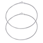 Load image into Gallery viewer, Taraash 925 Sterling Silver Venetian Chain Anklet For Women VHRW200S10H - Taraash