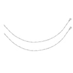 Load image into Gallery viewer, Taraash 925 Sterling Silver Venetian Chain Anklet For Women VNC10010H - Taraash