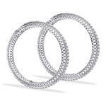 Load image into Gallery viewer, Taraash 925 Sterling Silver White CZ Bangle For Women - Taraash