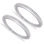 Load image into Gallery viewer, Taraash 925 Sterling Silver White CZ Bangle For Women - Taraash