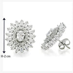 Load image into Gallery viewer, Taraash 925 Sterling Silver White CZ Earrings For Women - Taraash