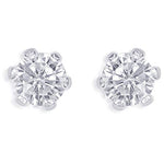 Load image into Gallery viewer, Taraash 925 Sterling Silver White Cz Stud Earrings CBER167I-01 - Taraash