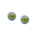 Load image into Gallery viewer, Taraash 925 Sterling Silver Yellow Cz Stud Earring For Women - Taraash