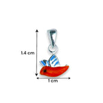 Load image into Gallery viewer, Taraash 925 Sterling SilverEnamel Bird Locket Set For Girls - Taraash