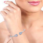 Load image into Gallery viewer, TARAASH 925 Sterling Solitaire CZ Bangle For Women - Taraash