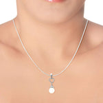 Load image into Gallery viewer, Taraash 925 Sterling Stylish Heart Design Silver Pendant Set For Women CHPEML011 - Taraash