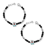 Load image into Gallery viewer, Taraash 925 Sterling Teddy Bear Silver Bracelet | Silver Nazariya Set | Silver Nazariya Bracelet - Taraash