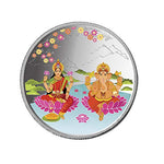 Load image into Gallery viewer, Taraash 999 Purity 20 gm Laxmi Ganesh Silver Himalayas Coin By ACPL - Taraash