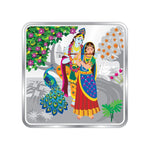 Load image into Gallery viewer, Taraash 999 Purity 50 grams Radha Krishna Silver Coin By ACPL - Taraash