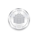 Load image into Gallery viewer, Taraash 999 silver enamel cake design happy birthday 50 gms coin for gifting by ACPL - Taraash