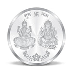 Load image into Gallery viewer, Taraash 999 Silver God Lakshmi Ganesha 20 Gram Coin CF15R3G20W - Taraash