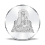 Taraash 999 Silver Guru Nanak Dev ji 20 gm Coin For Gifting - Taraash