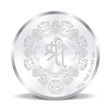 Taraash 999 Silver Lakshmi ji & Ganesh ji 100 gm Coin Premium Collection By ACPL - Taraash