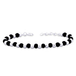 Load image into Gallery viewer, Taraash Black Bead 925 Sterling Silver Set of two Bracelet for Kids BR0831S-1 - Taraash