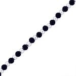 Load image into Gallery viewer, Taraash Black Bead 925 Sterling Silver Set of two Bracelet for Kids BR0831S-1 - Taraash