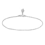 Load image into Gallery viewer, Taraash Compact Style Dangling Charm Sterling Silver Anklet For Women AN0556S - Taraash