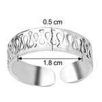 Load image into Gallery viewer, Taraash Cutwork 925 Sterling Silver Toe Ring For Women LR0639S - Taraash