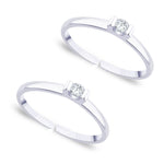 Load image into Gallery viewer, Taraash CZ 925 Sterling Silver Toe Ring For Women LR0873S - Taraash