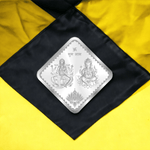 Load image into Gallery viewer, Taraash Diamond Shape 999 Purity 20 grams Laxmi Ganesh Silver Coin By ACPL - Taraash