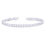 Load image into Gallery viewer, Taraash Double Side Curb 925 Sterling Silver Bracelet For Men AP11CDH3508HIN - Taraash