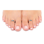 Load image into Gallery viewer, Taraash Engraved Pattern 925 Sterling Silver Toe Ring For Women LR0634A - Taraash