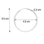 Load image into Gallery viewer, Taraash Hoop Earring 925 Sterling Silver For Women H42050M - Taraash